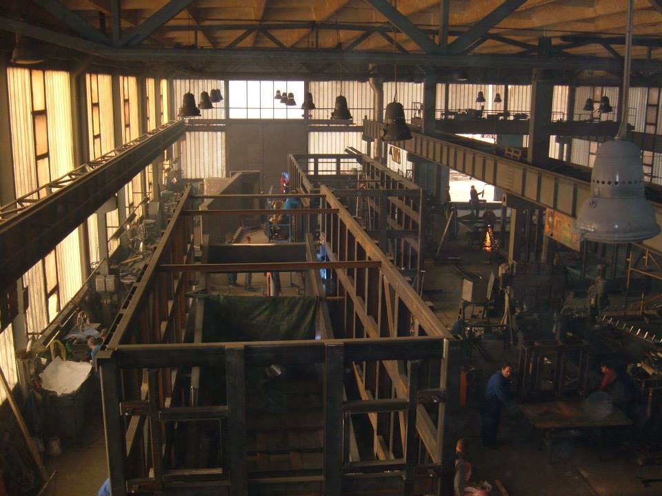 Výroba kotla teplárne