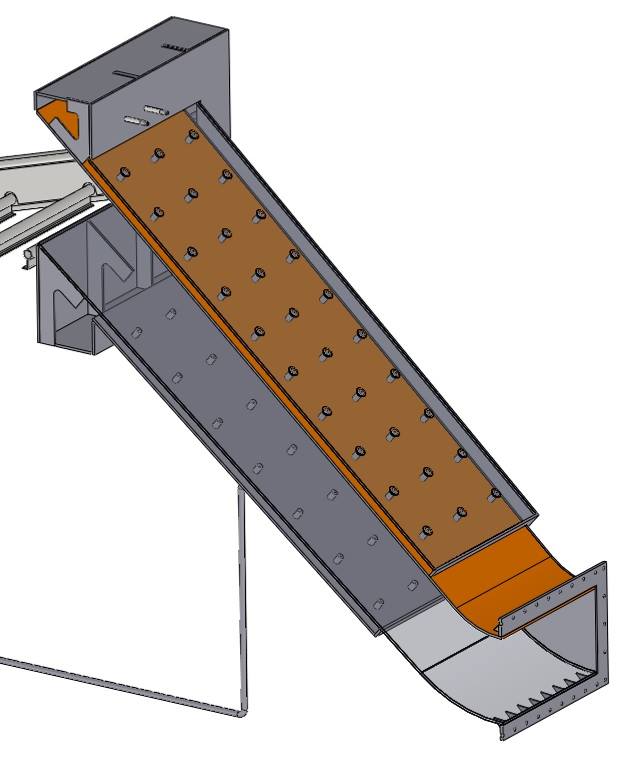 Model tlakovo namáhanej časti kotla